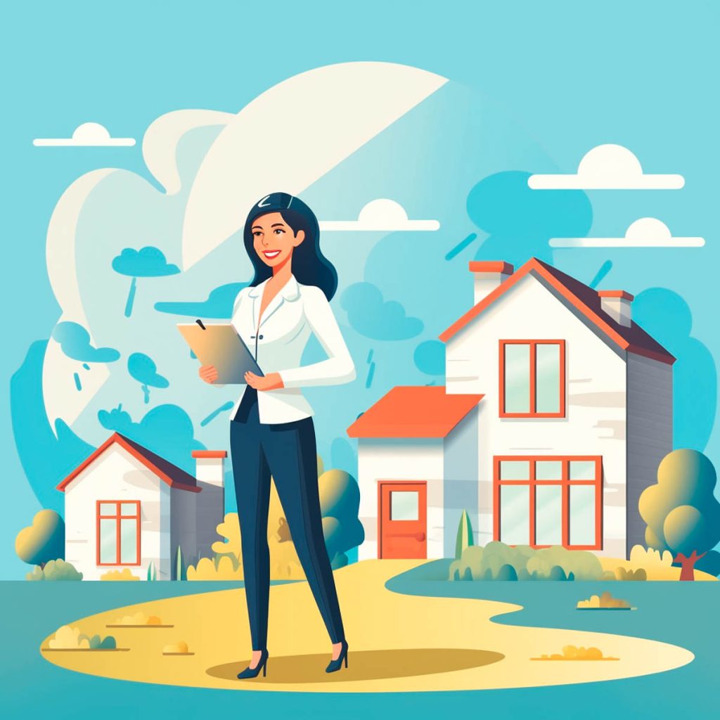 Shardai Augustus, Real Estate Local Home Selling Agent Illustration