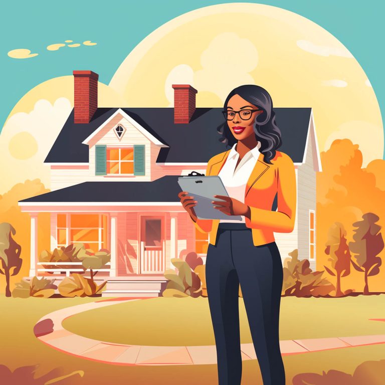Shardai Augustus, Real Estate Local Home Selling Agent Illustration